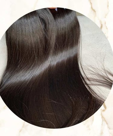 Echthaar Glatte Tressen Natur