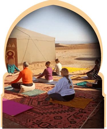 Our Desert Camp - Yoga Retreat in Moroccan desert