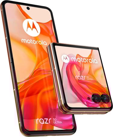 Motorola RAZR 50 Ultra, Pantalla Externa Funcional de 4", diseño Plegable