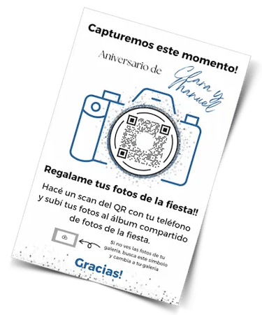 Invitación Web vista teléfono - celebra.click