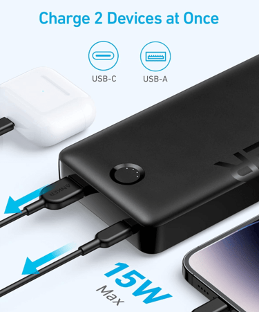 Travel Anker batter pack