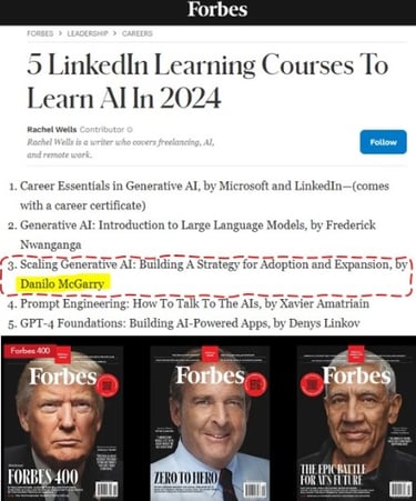 Danilo McGarry on Forbes Magazine