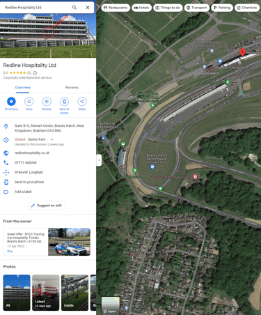 Google Business Redline Hospitality