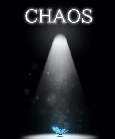 a poster for a movie with a blue flower