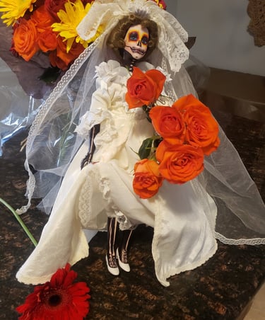 restauracion de una muñeca de ceramica