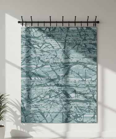 Custom bespoke handmade rugs crafted in Nepal –modern wall-hanging- Himalaya Carpet Industries