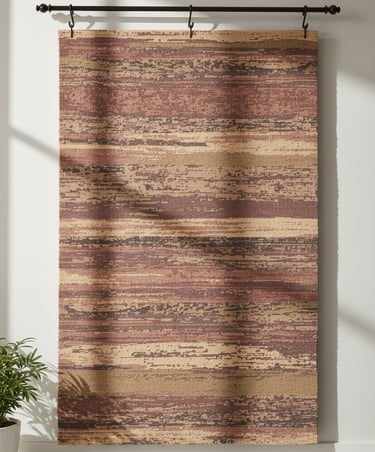 Custom bespoke handmade rugs crafted in Nepal –modern wall-hanging- Himalaya Carpet Industries