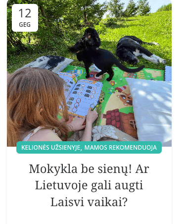 Keliuajančios mamos apie Laisvų vaikų mokyklą