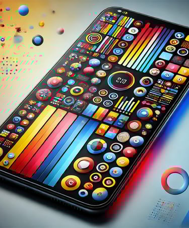 Auf dem Foto ist ein Smartphone samt Apps zu sehen.