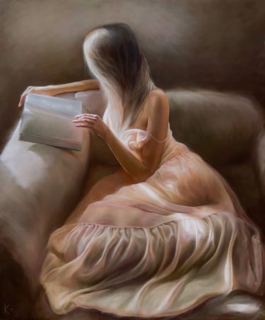 original painting, oil on canvas, the last page, 120x100cm