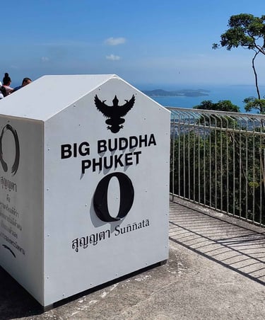 thailand phuket big buddha mile marker