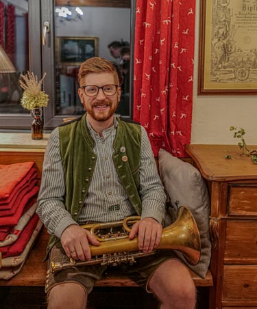 Basstrompete unserer Tanzlmusi-Besetzung