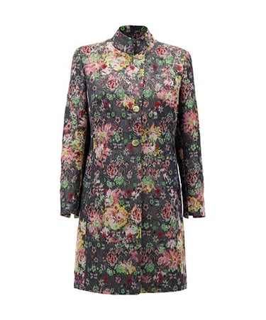 a woman's dress with a floral print