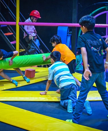 Best Trampoline Park & Kids Play Area Gurgaon.