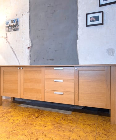 Eiken dressoir op maat