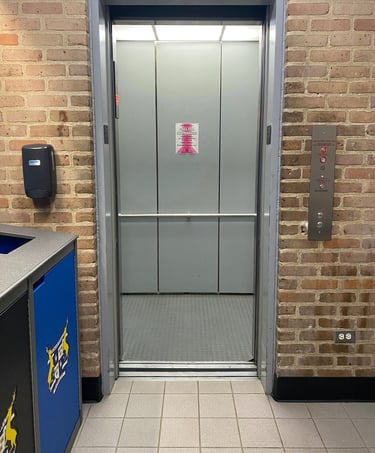 Lovett Toaster's only elevator