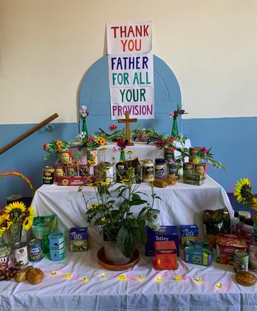 Harvest festival display