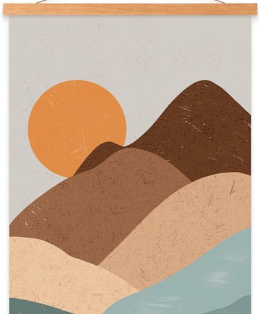 Wooden Poster Hangers