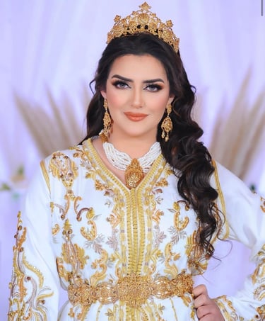 Caftan traditionnel marocain - caftan royal marocain - caftan marocain fait main - djellaba marocain
