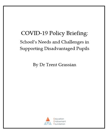 School's Needs and Challenges in Supporting Disadvantaged Pupils
