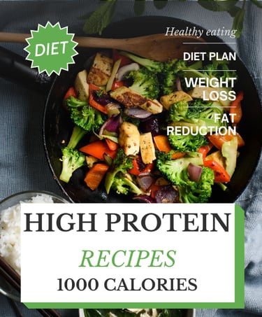 high protein diet 1000 calories, meal plan pdf for weight loss