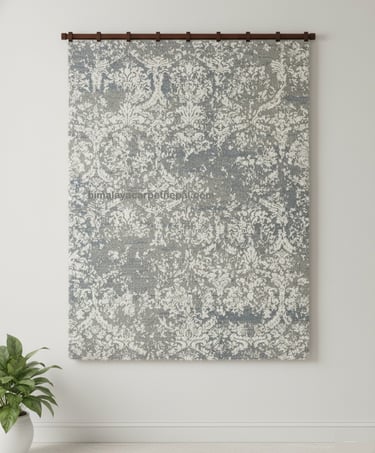 Custom bespoke handmade rugs crafted in Nepal –traditional wall-hanging- Himalaya Carpet Industries