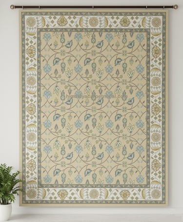 Custom bespoke handmade rugs crafted in Nepal –traditional wall-hanging- Himalaya Carpet Industries