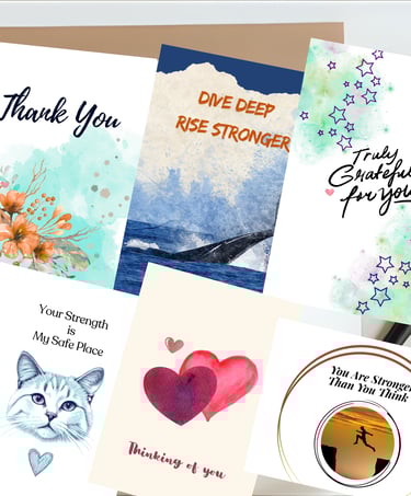 collection of beautiful handcrafted cards australia