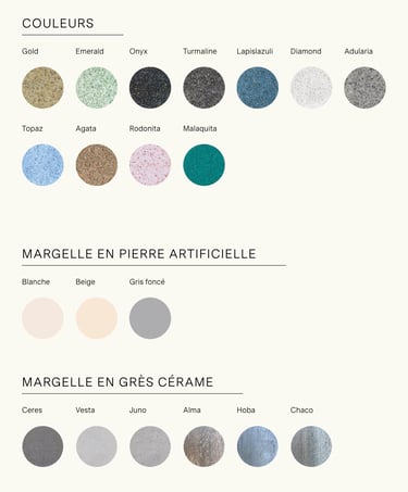 Ceramic de Luxe nuancier modèle Iris / Pool concept piscines 79