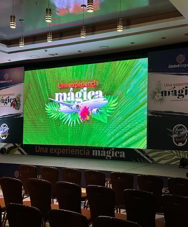Pantalla LED para conferencia o charla en Bogotá