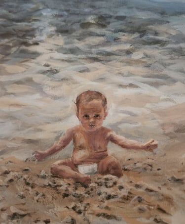 Little Me, painted 2025.