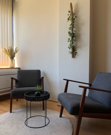 Fotografia do consultório de psicologia do psicólogo Afonso Rocha 