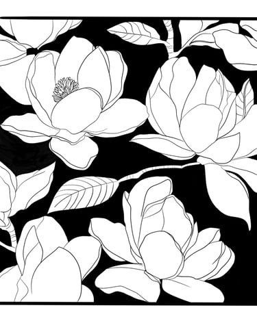 fleurs de lots Dessin digital