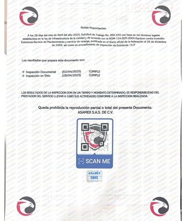 CERTIFICACION ASAMEX 2025