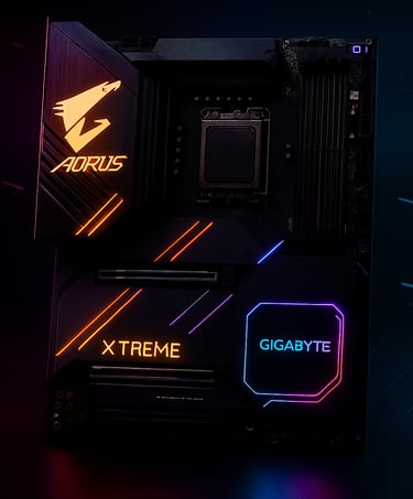Gigabyte Z790 AORUS XTREME motherboard with black E-ATX layout