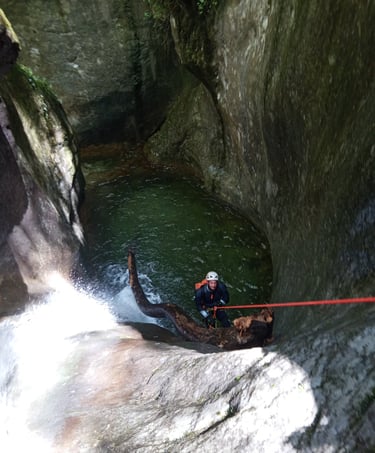 Canyon de Bagnolar, séjour canyon dans les Alpes-Maritimes