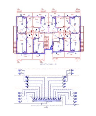 Sakarya'da elektrik tesisatı mimari proje çizimi