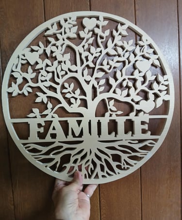 Chantournage d un arbre de vie artisanal