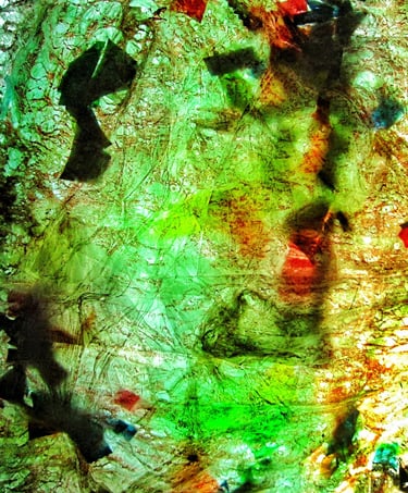 Soft green sprinkle abstract photo stock