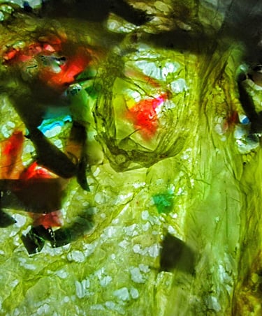 Yellow abstract recycled plastic photo stock