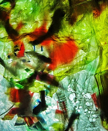 Recycled plastic yellow abstract photo stock