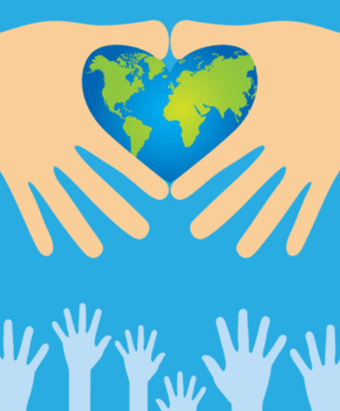 So many helping hands make the world go round. We need everyone working together!