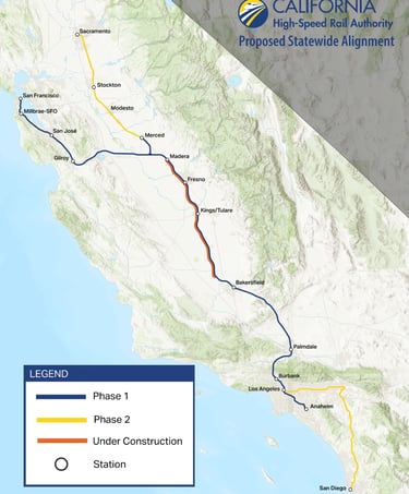 CA HSR segments