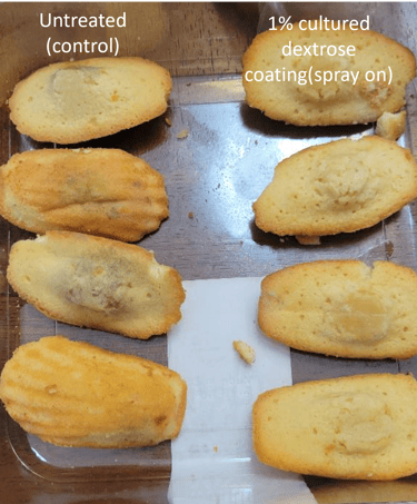 Cultured dextrose extends madeleines shelf-life