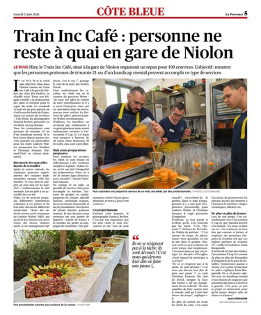Article La Provence — Exposition Les Acteurs du Territoire Côte Bleue — Yannick Béchet photographe Martigues