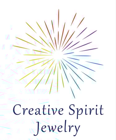 rainbow starburst creative spirit jewelry logo