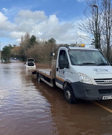 Not Too deep recovered after the flooding