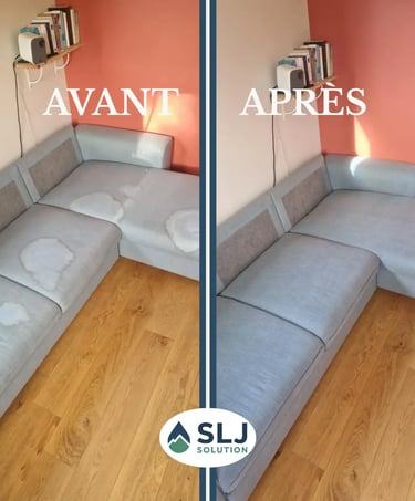 Résultat nettoyage canapé à Seyssins