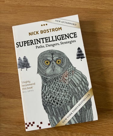 Photo of the book Superintelligence