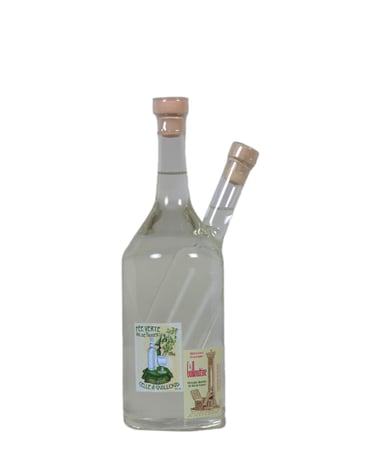 Double Bouteille de l'absintherie Celle à Guilloud 35cl. + 4cl.